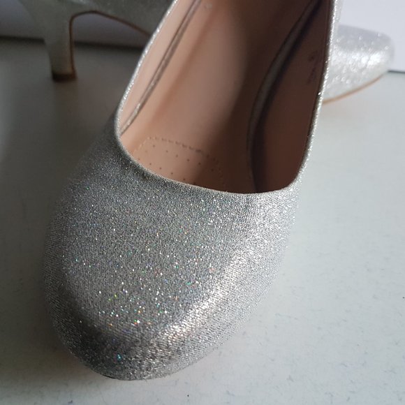 K&M Sparkle Heel Shoes Size 7.5 - Picture 2 of 10